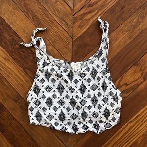 LA Hearts crop top